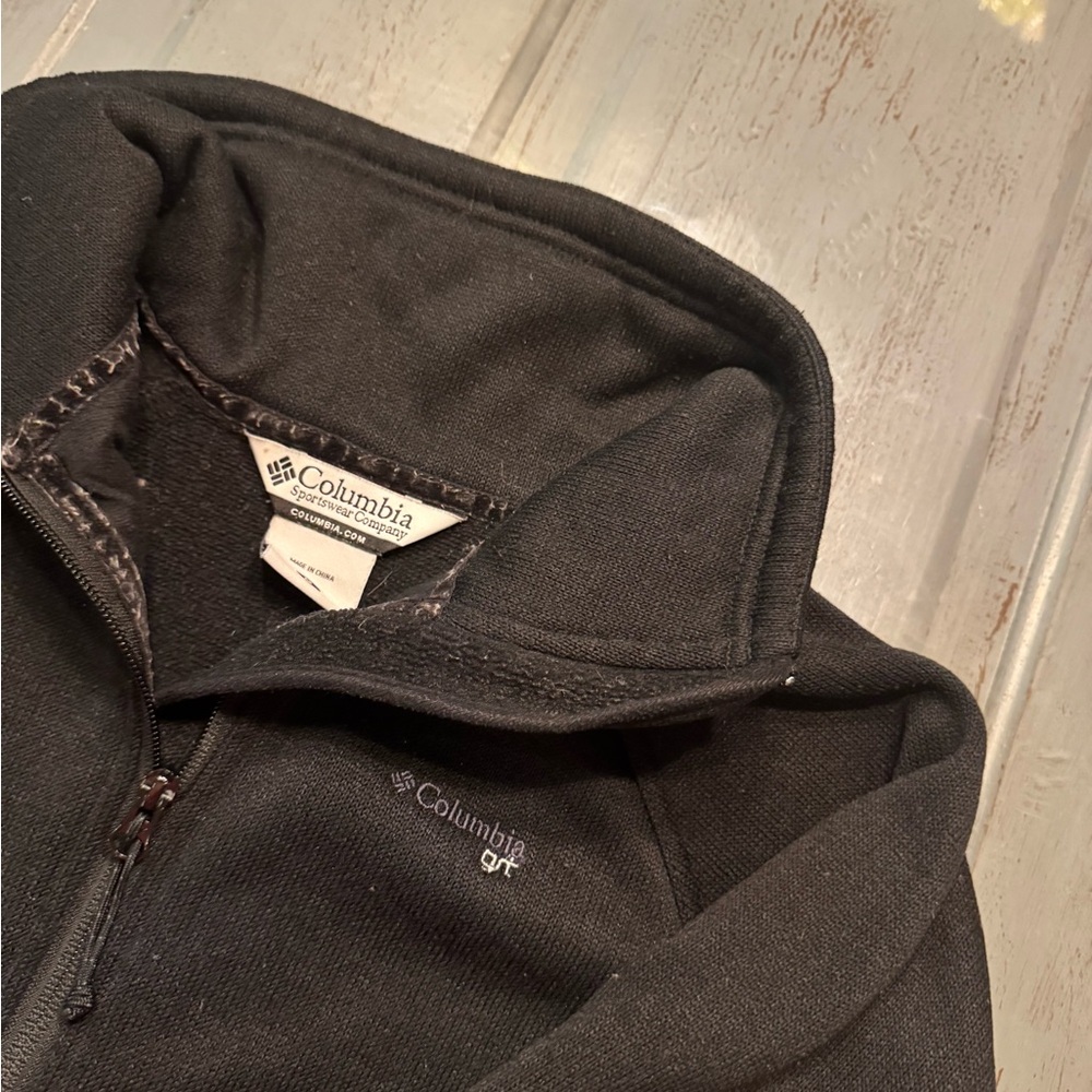 Columbia Jacket Womens Medium Black Full Zip Fleece GRT Outdoors Hiking